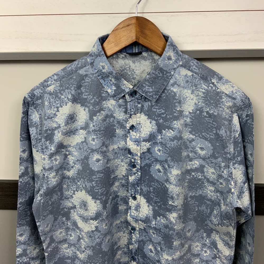 VERDO Long Sleeve casual button down floral print - Picture 3 of 15